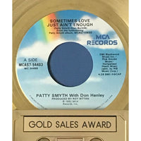 Patty Smyth & Don Henley Sometimes Love Just Ain’t Enough RIAA Gold Single Award - Record Award