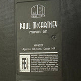 Paul McCartney Movin’ On 1993 VHS MP6327 - Media