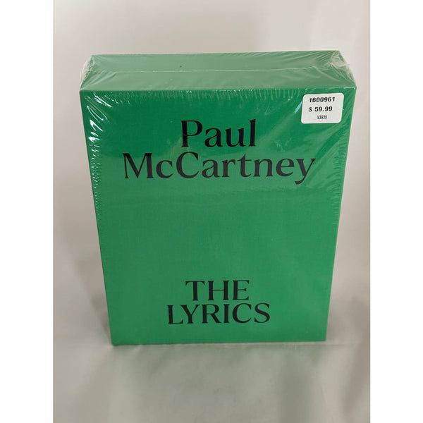 Paul McCartney The Lyrics Hardcover Sealed 2021 - Music Memorabilia