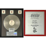 Paul Simon Graceland RIAA 3x Multi-Platinum Album Award + Grammy Win Certificate - Record Award