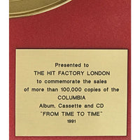 Paul Young From Time To Time: The Singles Collection Columbia Records UK Gold Award - Record Award