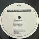 Pet Shop Boys ’Left To My Own Devices’ 1988 12’’ Single UK Import 12R6198 - Media