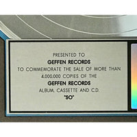 Peter Gabriel So RIAA 4x Multi-Platinum Album Award - Record Award