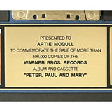 Peter Paul and Mary debut RIAA Gold Album Award - Record Award
