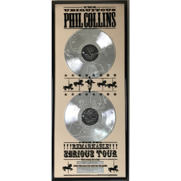 Phil Collins 1990s Tour Appreciation Award - Record Award