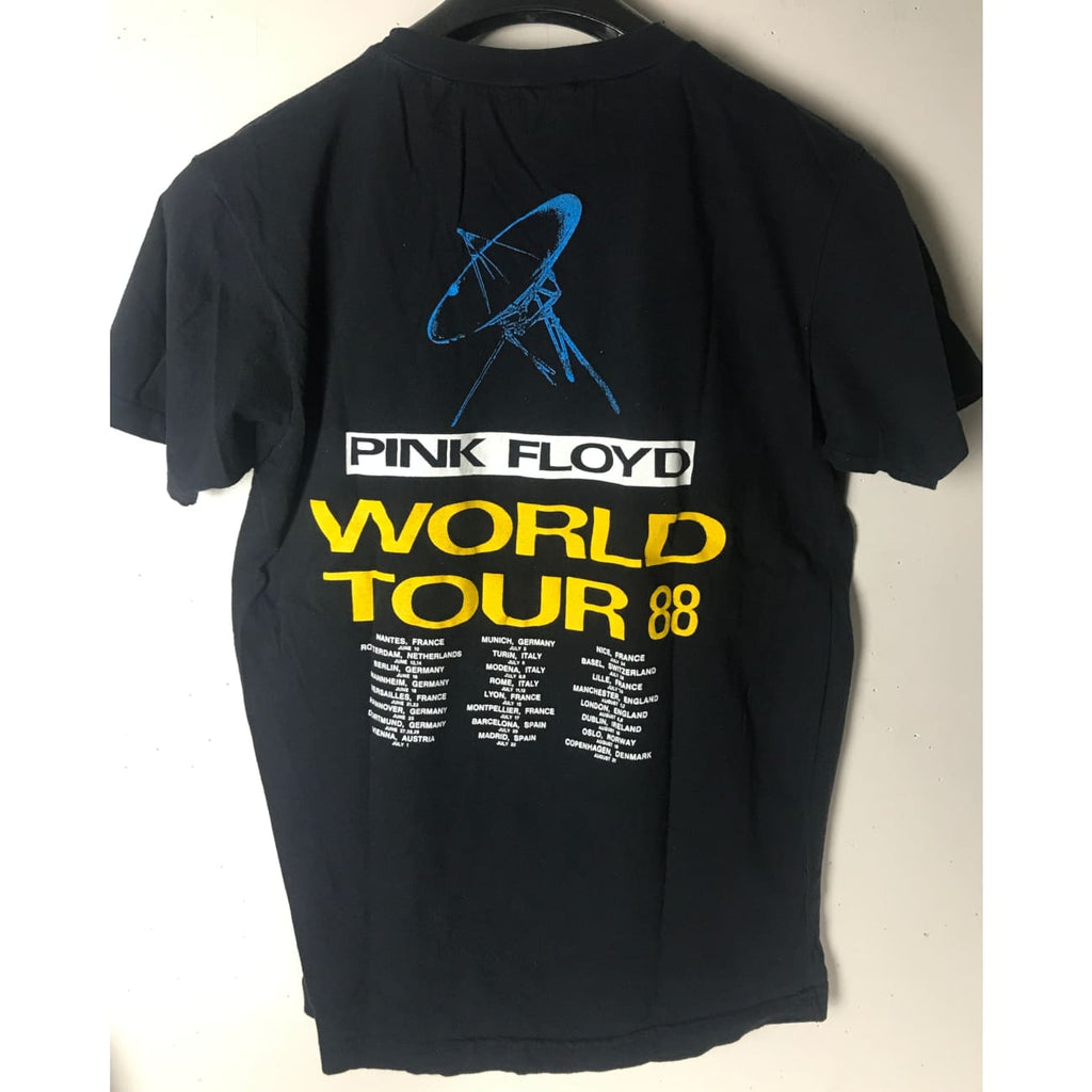 日本製 1988年 PINK FLOYD ジャパンツアー Tシャツ 黒 musicgoldmine.com - Pink Floyd 1988 A Momentary Lapse of Reason
