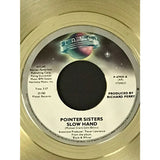 Pointer Sisters Slow Hand Planet Records label award - Record Award