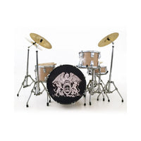 Queen Crest Roger Taylor Mini Drum Kit - Miniatures