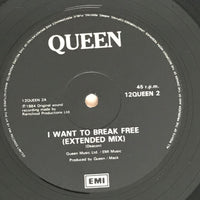 Queen ’I Want To Break Free’ 1984 12’’ Import Single 12QUEEN 2 White Border Sleeve - Media