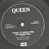 Queen ’I Want To Break Free’ 1984 12’’ Import Single 12QUEEN 2 White Border Sleeve - Media