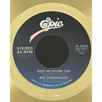 R.E.O. Speedwagon Keep On Lovin’ You Epic label 45 award - Record Award