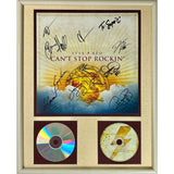 R.E.O. Speedwagon & Styx Signed Album Collage w/BAS LOA - Music Memorabilia