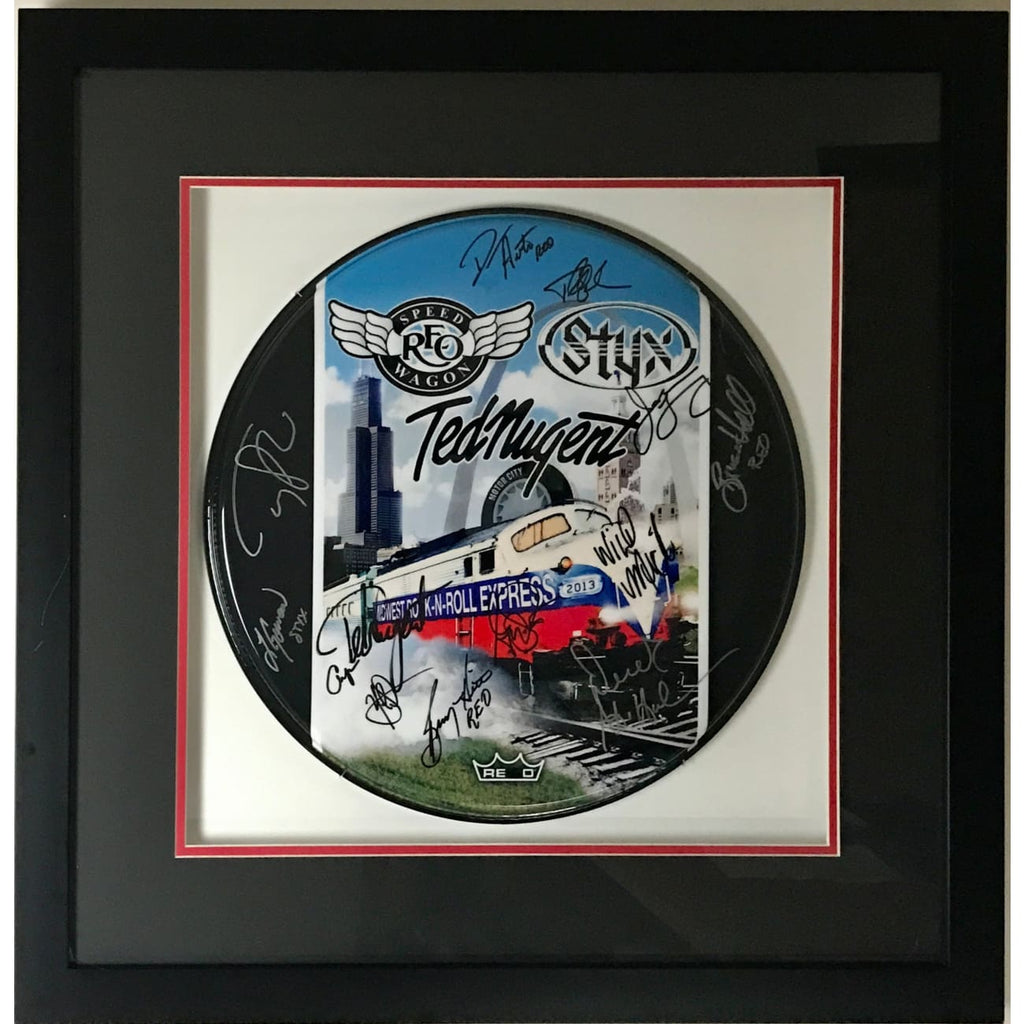 TNX LOUD テフン サイン musicgoldmine.com - R.E.O. Speedwagon Styx Ted Nugent Signed