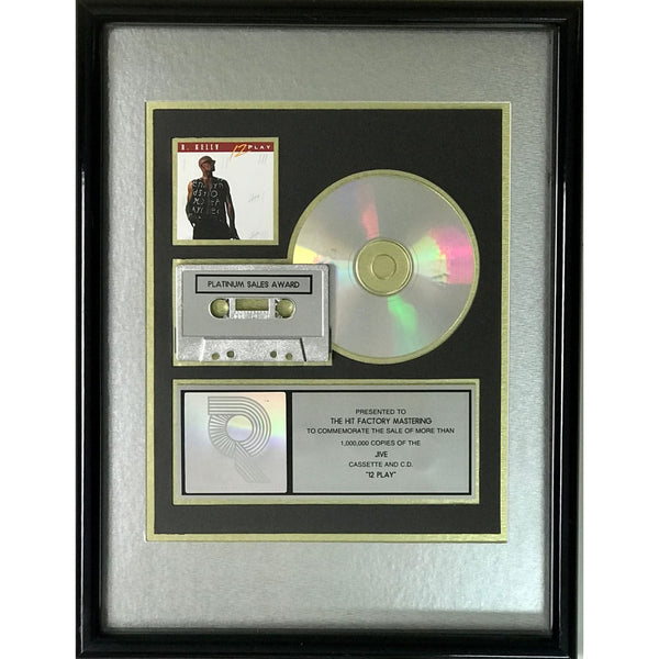R. Kelly 12 Play RIAA Platinum Album Award - Record Award