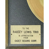 Ramsey Lewis Trio ’The In Crowd’ 1960s Disc Award Ltd presented to Ramsey Lewis Trio - RARE (Copy) - Record Award
