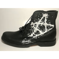 Ringo Starr Signed Custom Timberland High Top Boot w/BAS LOA - Music Memorabilia