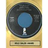 Robert Palmer ’Addicted To Love’ RIAA Gold Single Award - Record Award