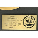 Rocky Soundtrack RIAA Gold Album Award - Record Award