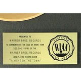 Rod Stewart A Night On The Town RIAA Gold Album Award - Record Award