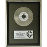 Rod Stewart ’Da Ya Think I’m Sexy’ Warner Bros Single 45 Award - Record Award