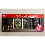 Rolling Stones Voodoo Lounge Barware 4-Pk Pint Glasses - New In Box 2005 - Music Memorabilia