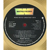Rose Royce Greatest Hits BPI Gold Album Award presented to Rose Royce - RARE - Record Award