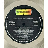 Rose Royce Greatest Hits BPI Platinum Album Award presented to Rose Royce - RARE - Record Award