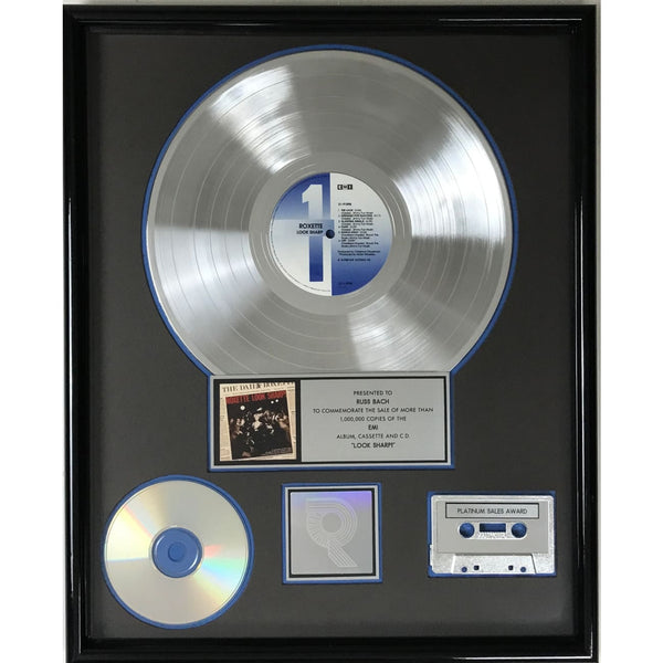 Roxette Look Sharp! RIAA Platinum Album Award - Record Award