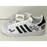 Run-DMC Adidas Sneaker Signed by Reverend Run & DMC w/BAS LOA - Music Memorabilia