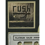 Rush Roll The Bones RIAA Platinum Album Award - Record Award