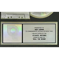 Rush Roll The Bones RIAA Platinum Album Award - Record Award