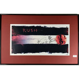 Rush Vapor Trails Cover Art Signed by Geddy Lee Alex Lifeson Neil Peart w/JSA LOA - RARE - Music Memorabilia