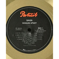 Saga Worlds Apart RIAA Gold LP Award - Record Award
