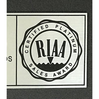 Scorpions Love At First Sting RIAA Platinum Album Award - Record Award