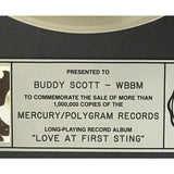 Scorpions Love At First Sting RIAA Platinum Album Award - Record Award