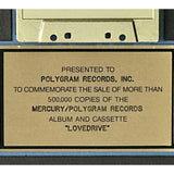 Scorpions Lovedrive RIAA Gold Album Award - Record Award