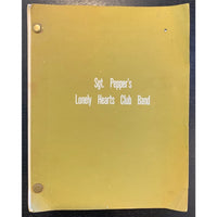 Sgt. Pepper’s Lonely Hearts Club Band Original 1978 Film Script - Music Memorabilia