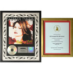 Shania Twain Come On Over RIAA 8x Multi-Platinum Album Award + Grammy Win Certificate - Record Award