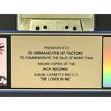 Sheena Easton The Lover In Me RIAA Gold Album Award - Record Award