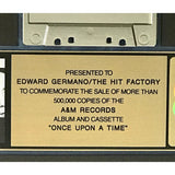 Simple Minds Once Upon A Time RIAA Gold Album Award - Record Award