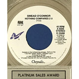 Sinead O’Connor ’Nothing Compares 2 U’ RIAA Platinum Single Award - Record Award