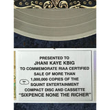 Sixpence None The Richer self-titled RIAA Platinum Album Award - Record Award