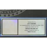 Slaughter Stick It To Ya RIAA 2x Multi-Platinum Award signed by band - Record Award