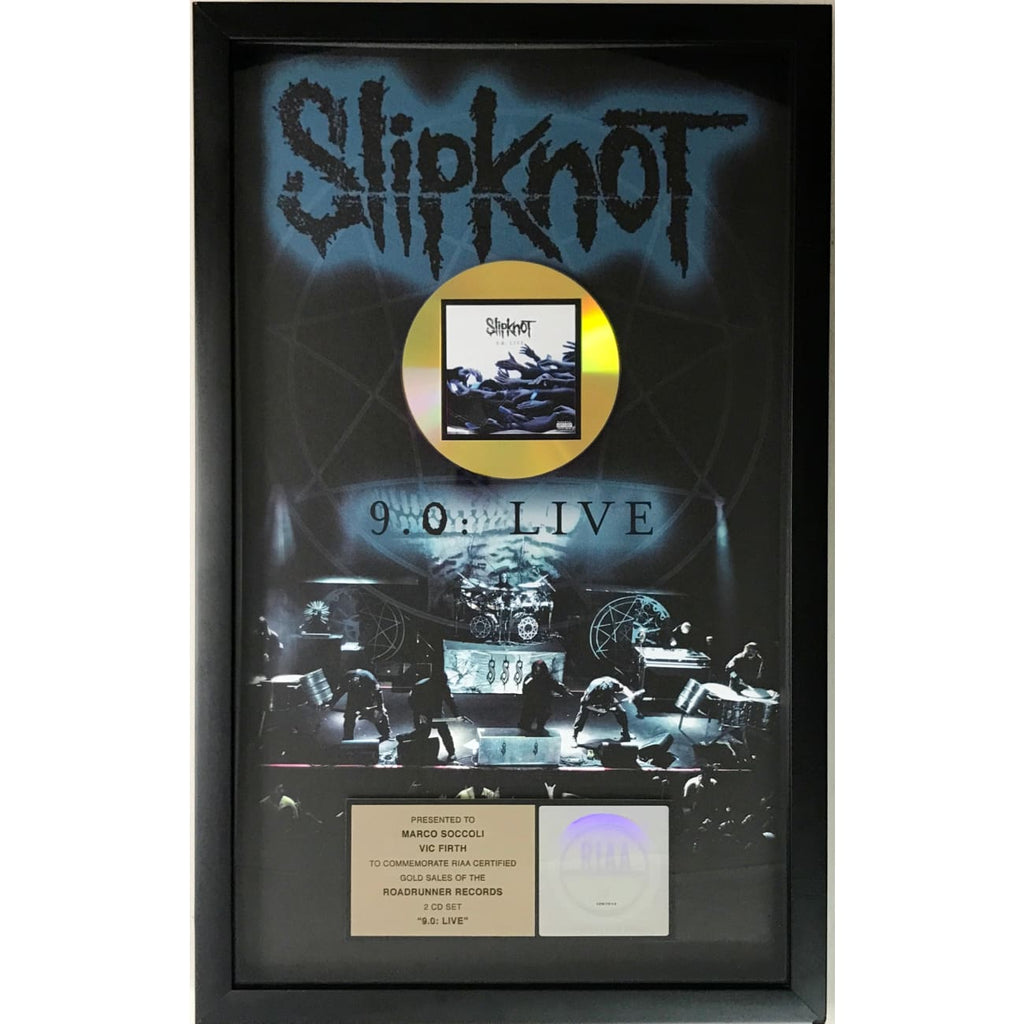 musicgoldmine.com - Slipknot 9.0: Live RIAA Gold Album Award