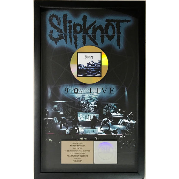 Slipknot 9.0: Live RIAA Gold Album Award - Record Award
