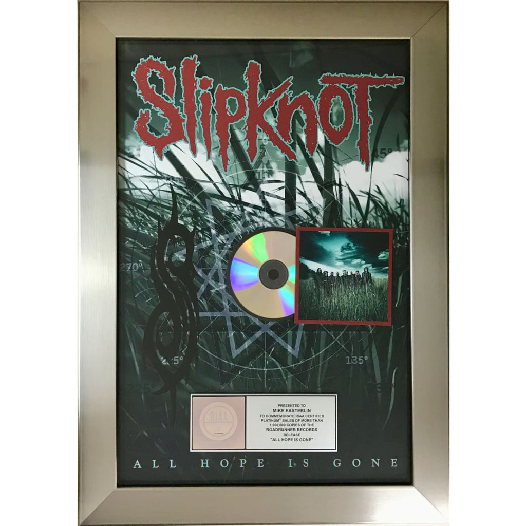 Slipknot ALL HOPE IS GONEサイン入りアルバム