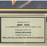 Smashing Pumpkins Mellon Collie... RIAA 8x Multi-Platinum Album Award - Record Award