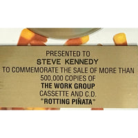 Sponge Rotting Pinatta RIAA Gold Album Award - Record Award