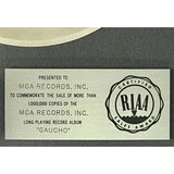 Steely Dan Gaucho RIAA Platinum Album Award - Record Award