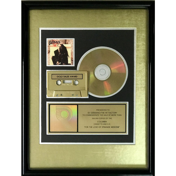 Steve Perry For The Love Of Strange Medicine RIAA Gold Album Award - Record Award